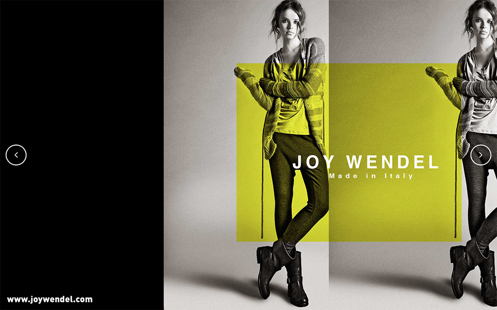 Joy Wendel e Albergen, shoes made in Italy