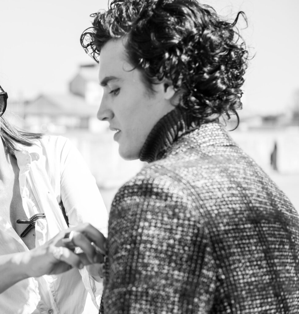 Backstage photography for Jeordie's fashion