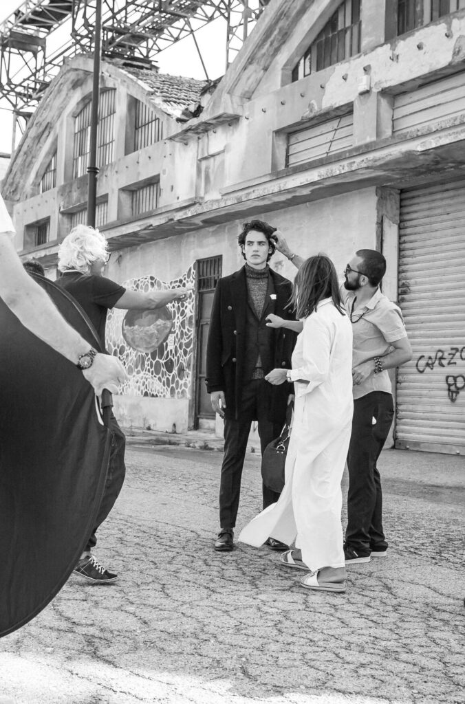 Backstage photography for Jeordie's fashion