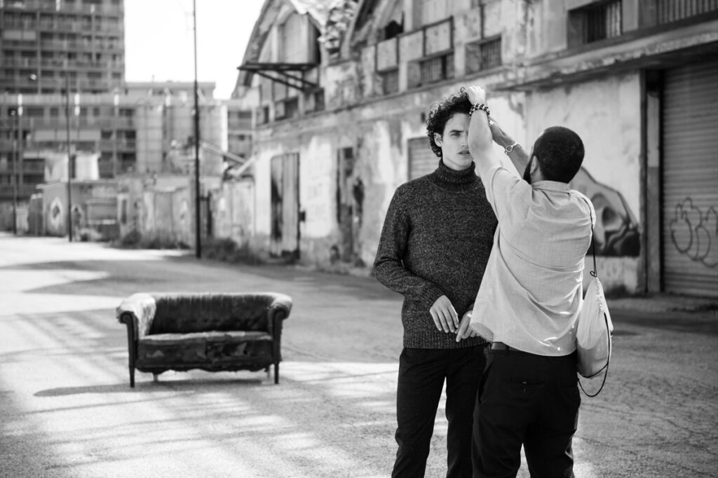 Backstage photography for Jeordie's fashion