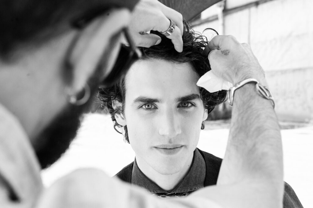 Backstage photography for Jeordie's fashion