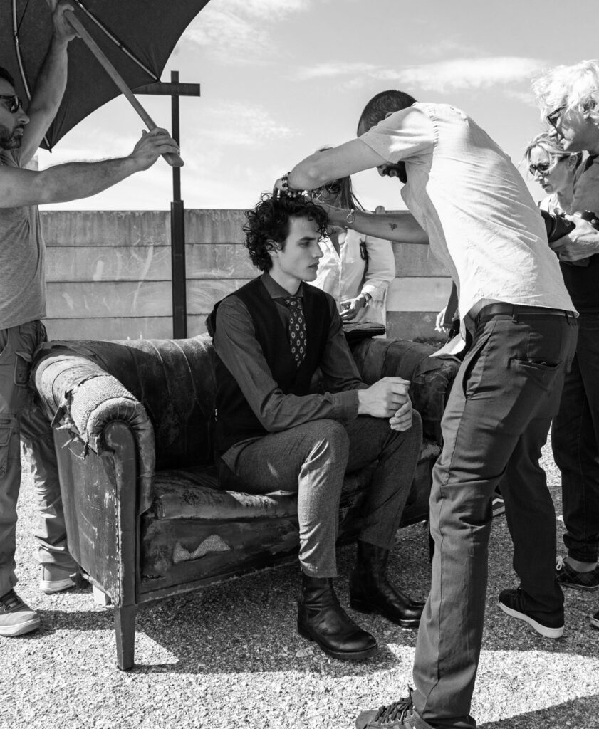 Backstage photography for Jeordie's fashion